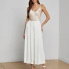 Novalynn Cropped Pleated Pant