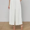 Novalynn Cropped Pleated Pant