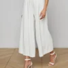 Novalynn Cropped Pleated Pant