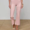 Kendra Coated Cropped Flare Jean