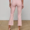 Kendra Coated Cropped Flare Jean