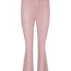 Kendra Coated Cropped Flare Jean