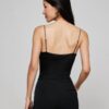 Dara Stretch-Satin Bodysuit