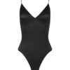 Dara Stretch-Satin Bodysuit
