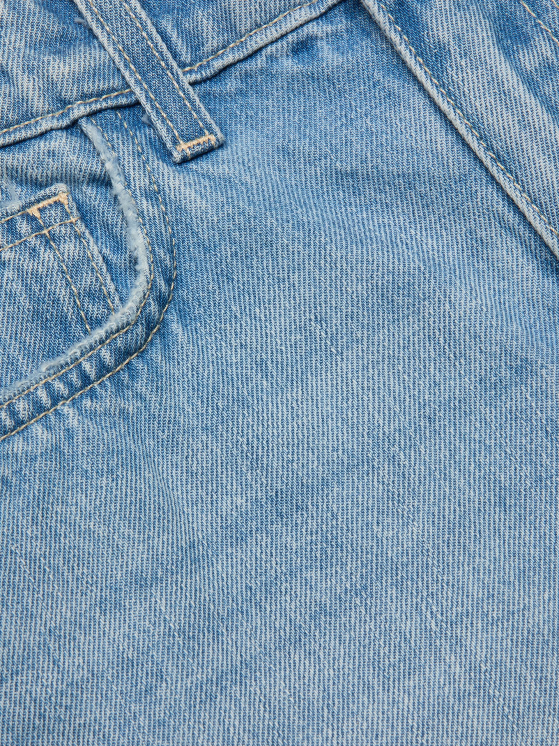 Clark Distressed Jean Short