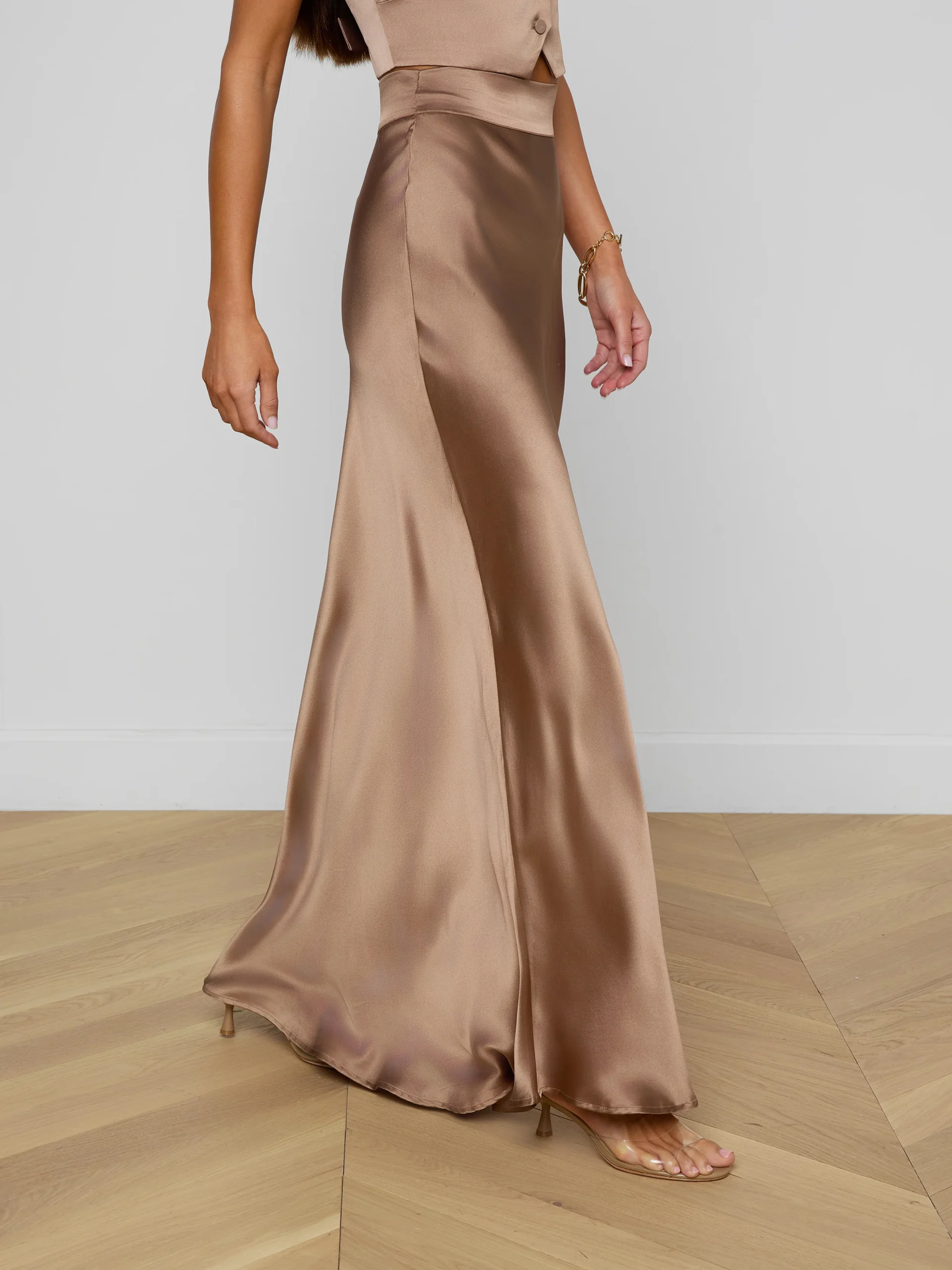 Ryker Silk Maxi Skirt