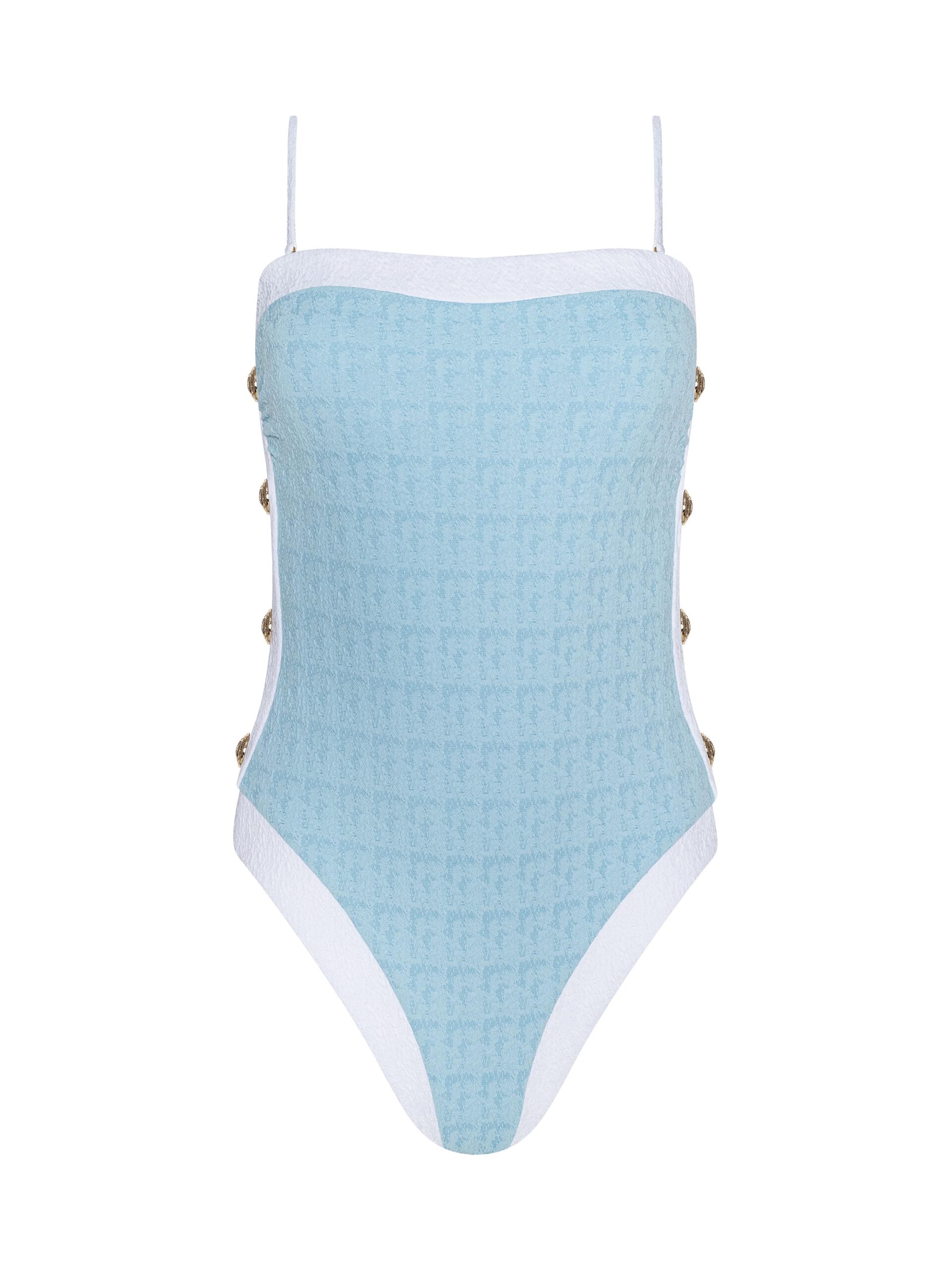 Tory Bandeau One-Piece Swimsuit