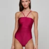 Aubrey Ruched One-Piece Swimsuit