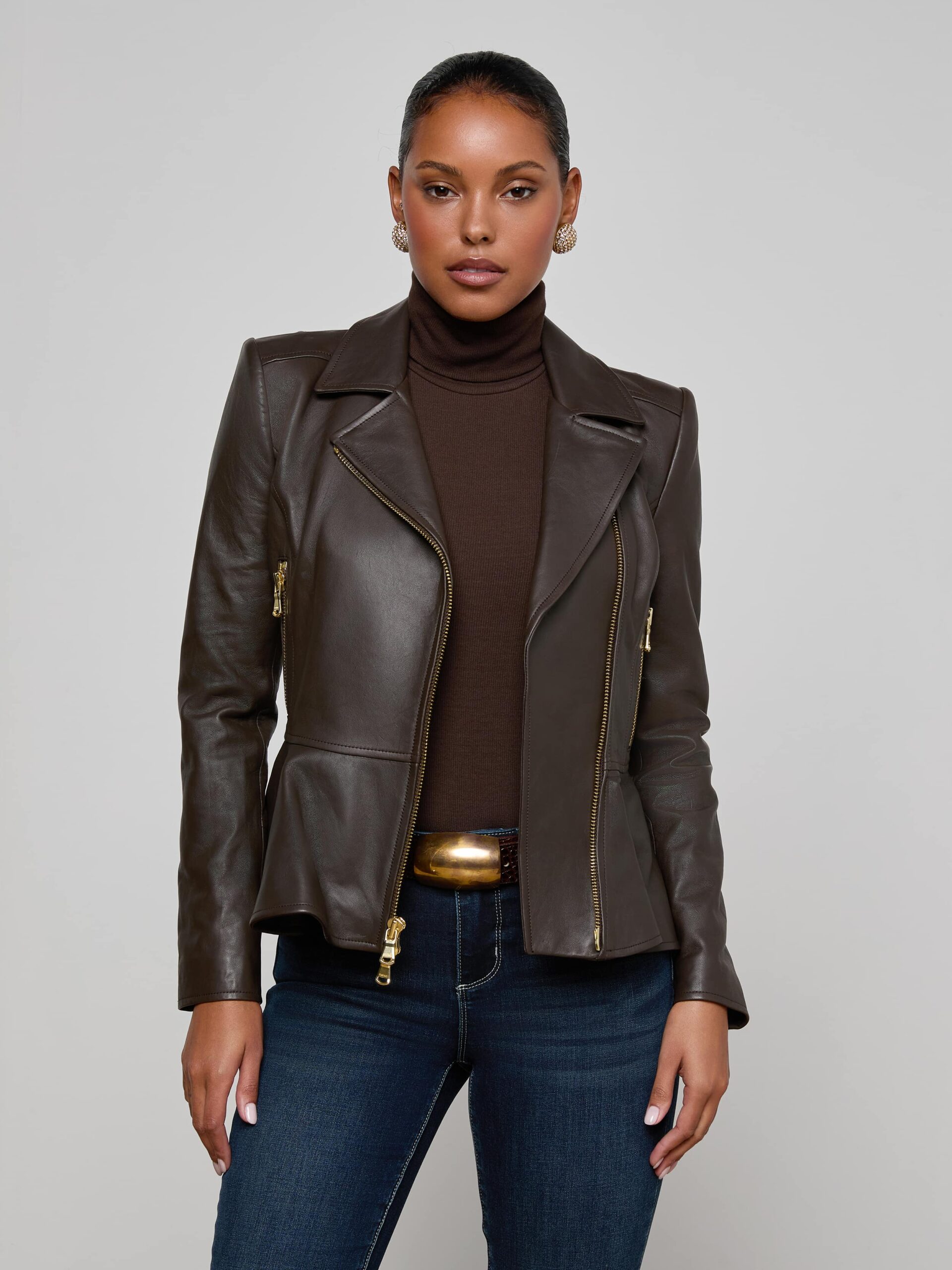 10862-lyric-leather-peplum-jacket-1.jpg Lyric Leather Peplum Jacket
