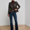 Lyric Leather Peplum Jacket