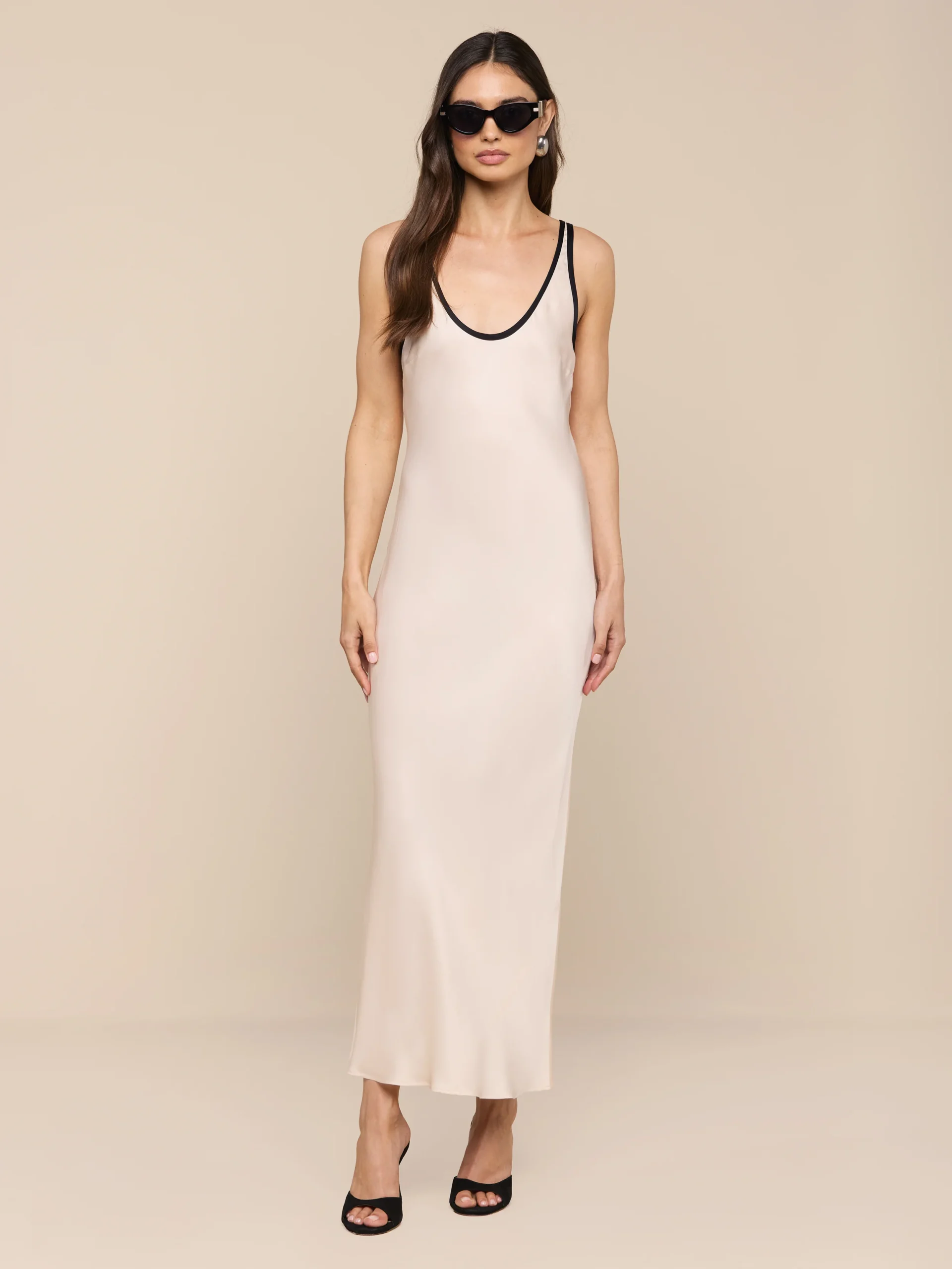 Akiya Satin Maxi Dress