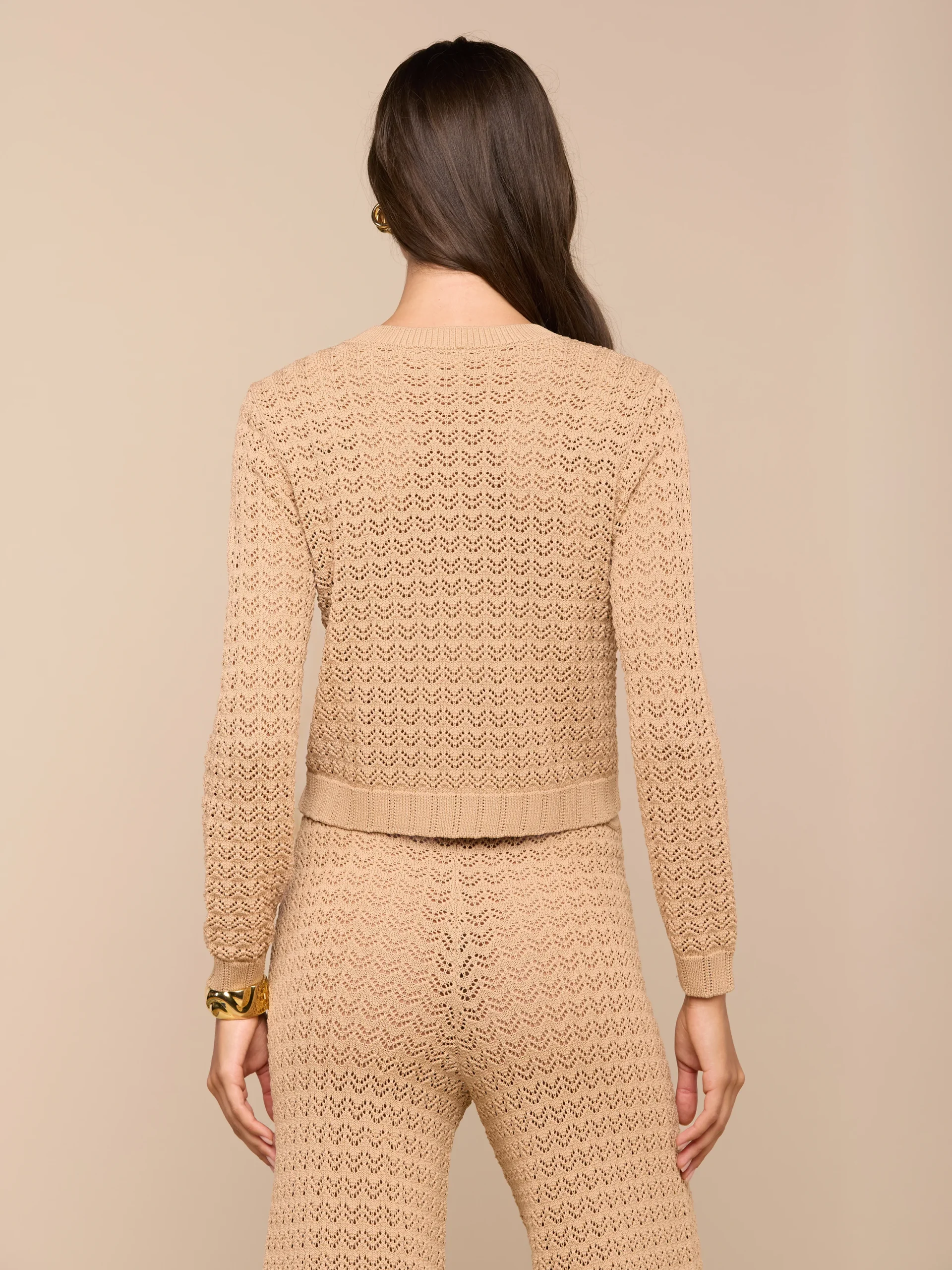 Orla Pointelle Knit Cardigan