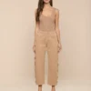 Mallis Studded Bow-Leg Jean