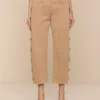 Mallis Studded Bow-Leg Jean