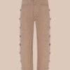Mallis Studded Bow-Leg Jean