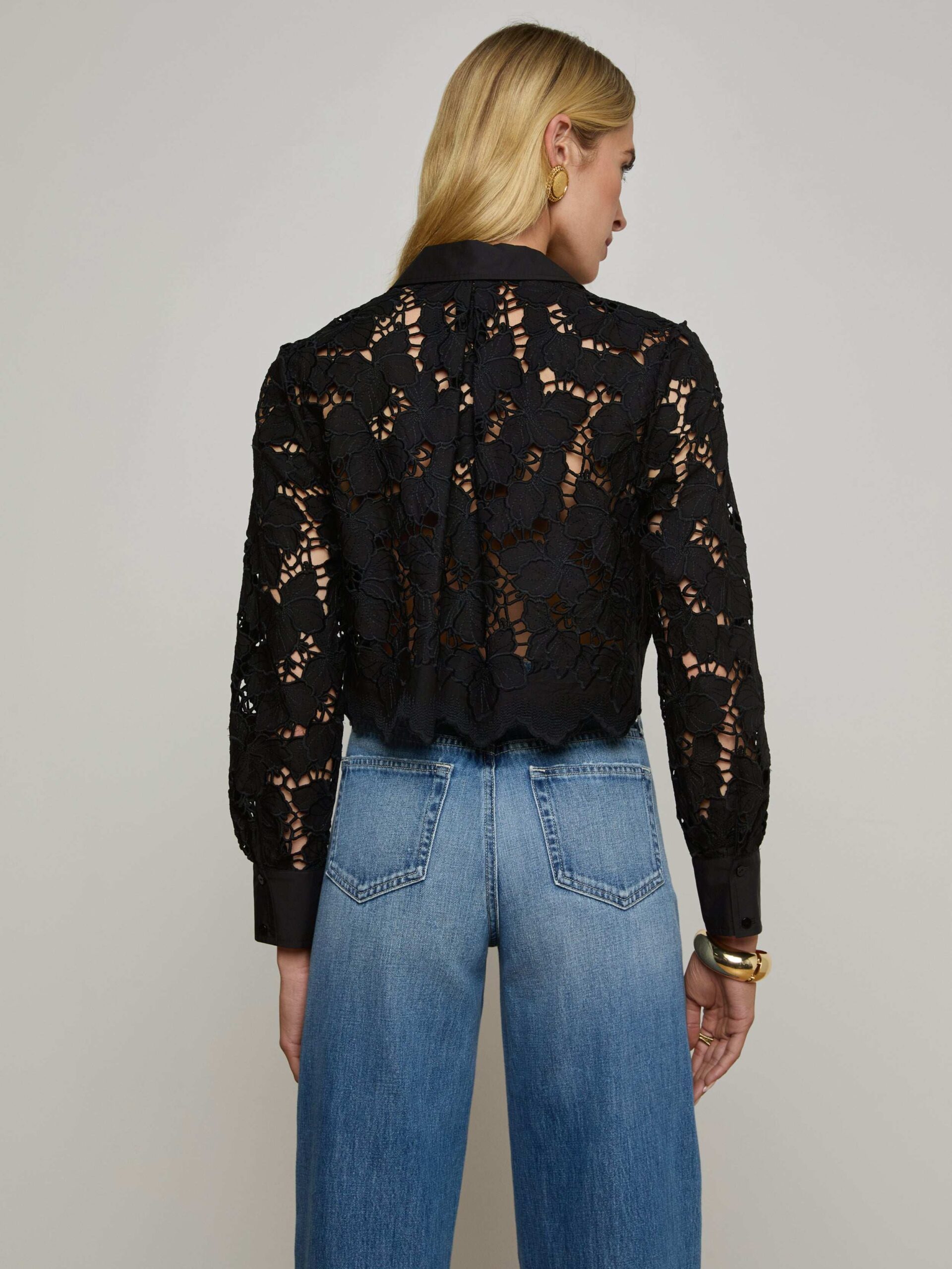 11461-seychelle-cropped-eyelet-blouse-4.jpg Seychelle Cropped Eyelet Blouse