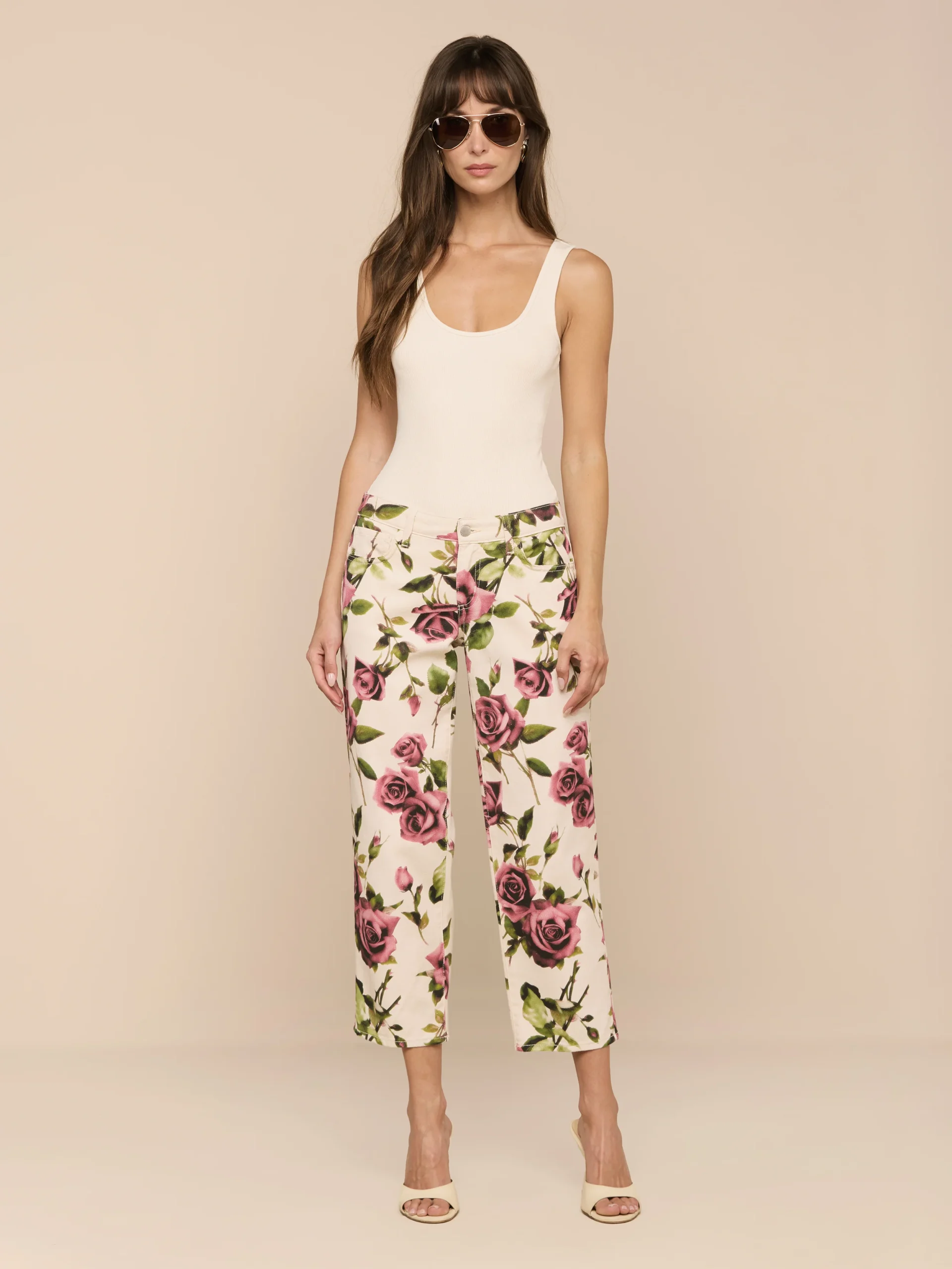Blaine Cropped Stovepipe Jean