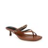 Georgette Kitten-Heel Sandal
