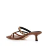 Georgette Kitten-Heel Sandal