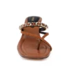Georgette Kitten-Heel Sandal