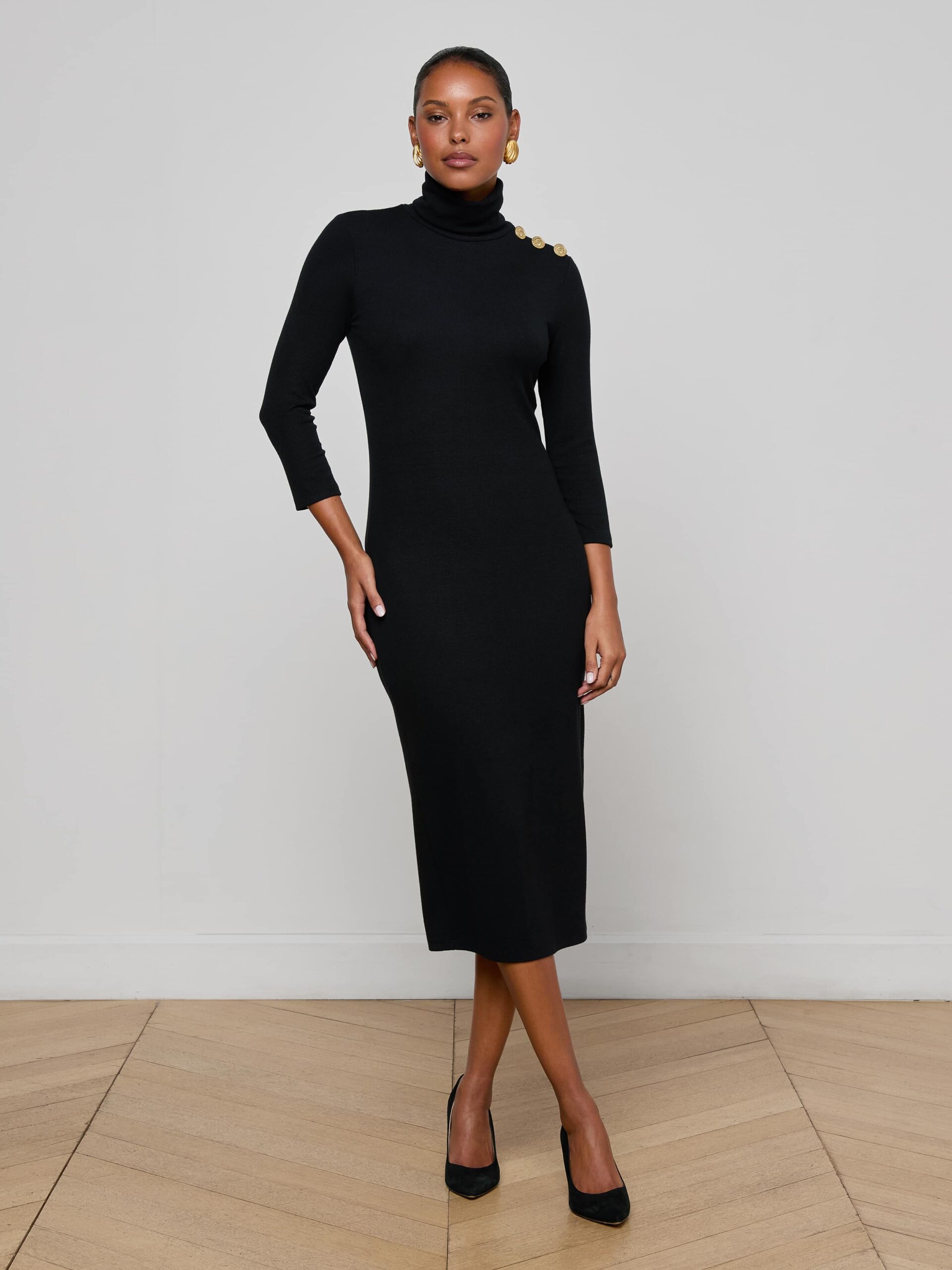 11929-voletta-turtleneck-knit-dress-1.jpg Voletta Turtleneck Knit Dress