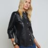 Avina Leather Shirt