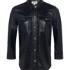 Avina Leather Shirt