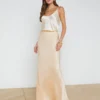 Zeta Satin Maxi Skirt