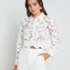 Seychelle Cropped Eyelet Blouse