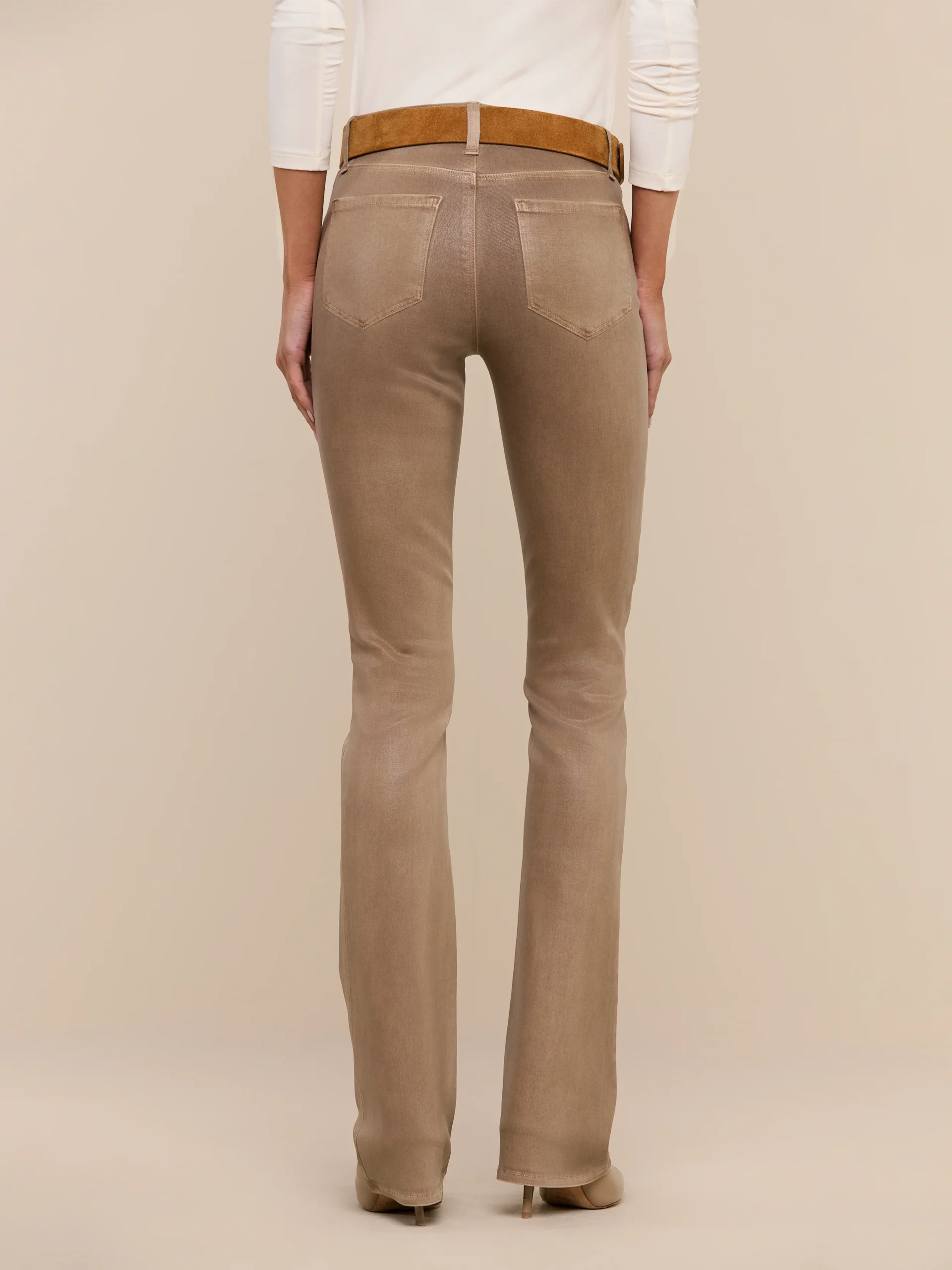 Selma Coated Bootcut Jean