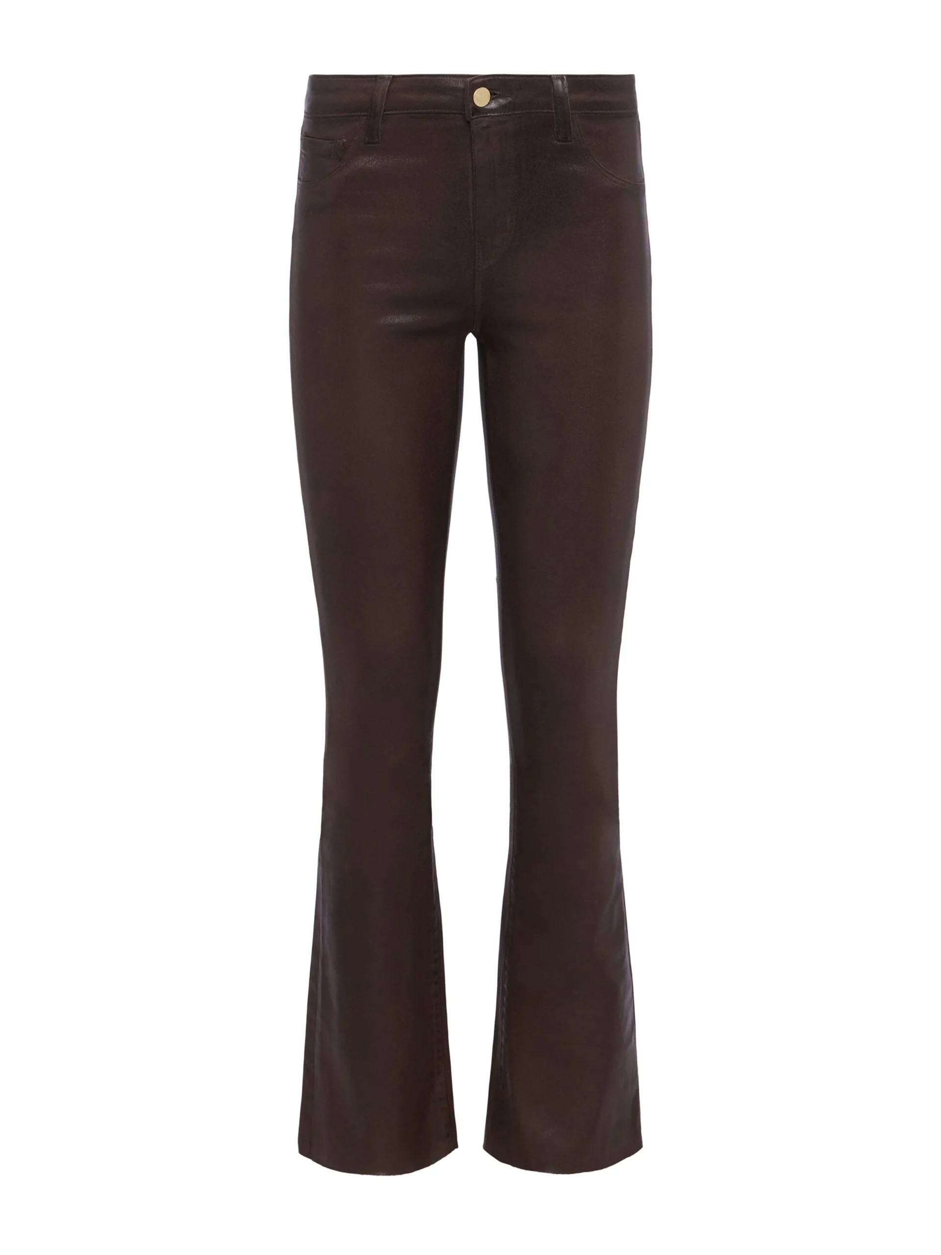Ruth Coated Straight-Leg Jean