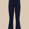 Kendra Coated Cropped Flare Jean