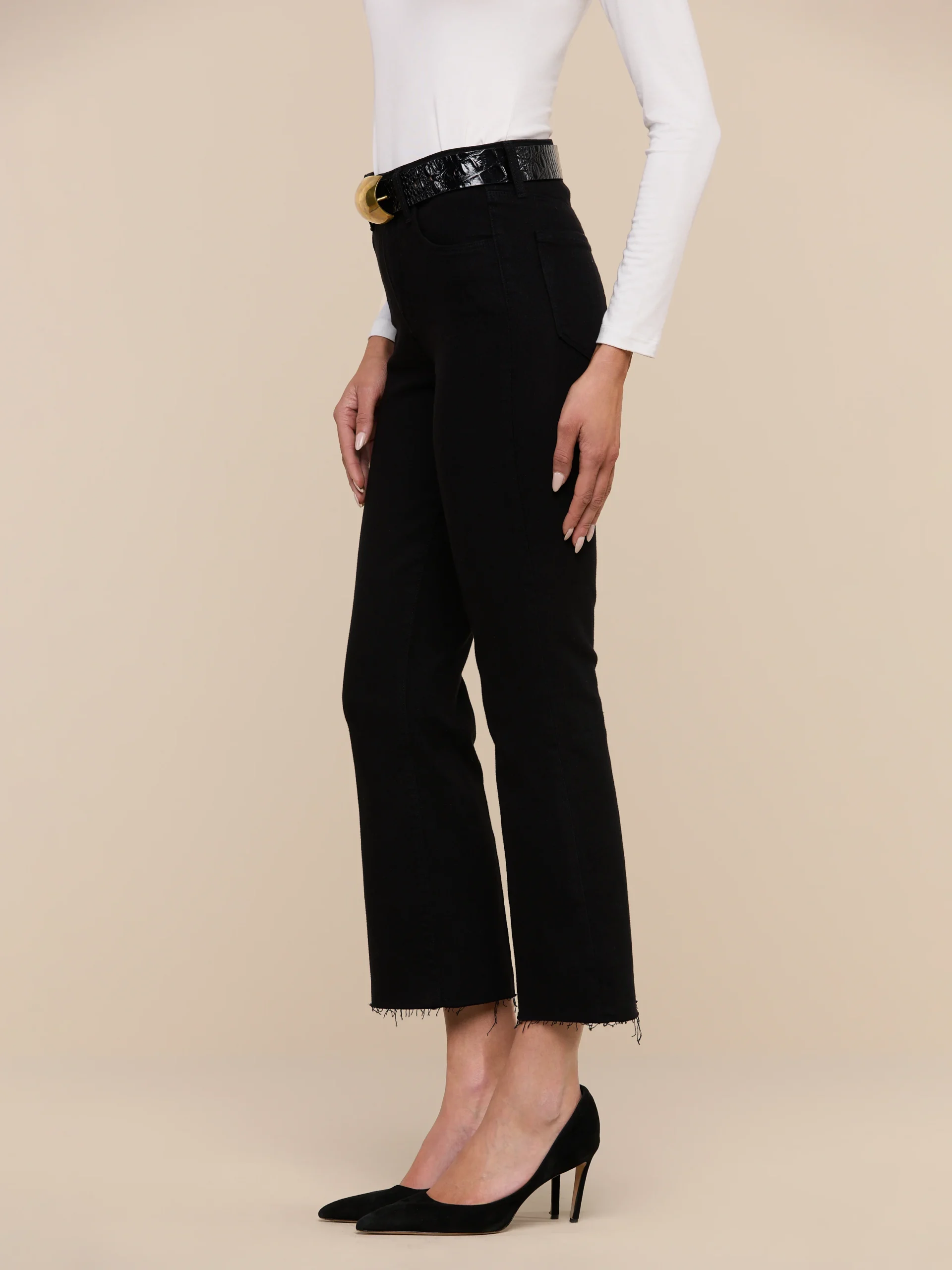 Kendra Cropped Flare Jean
