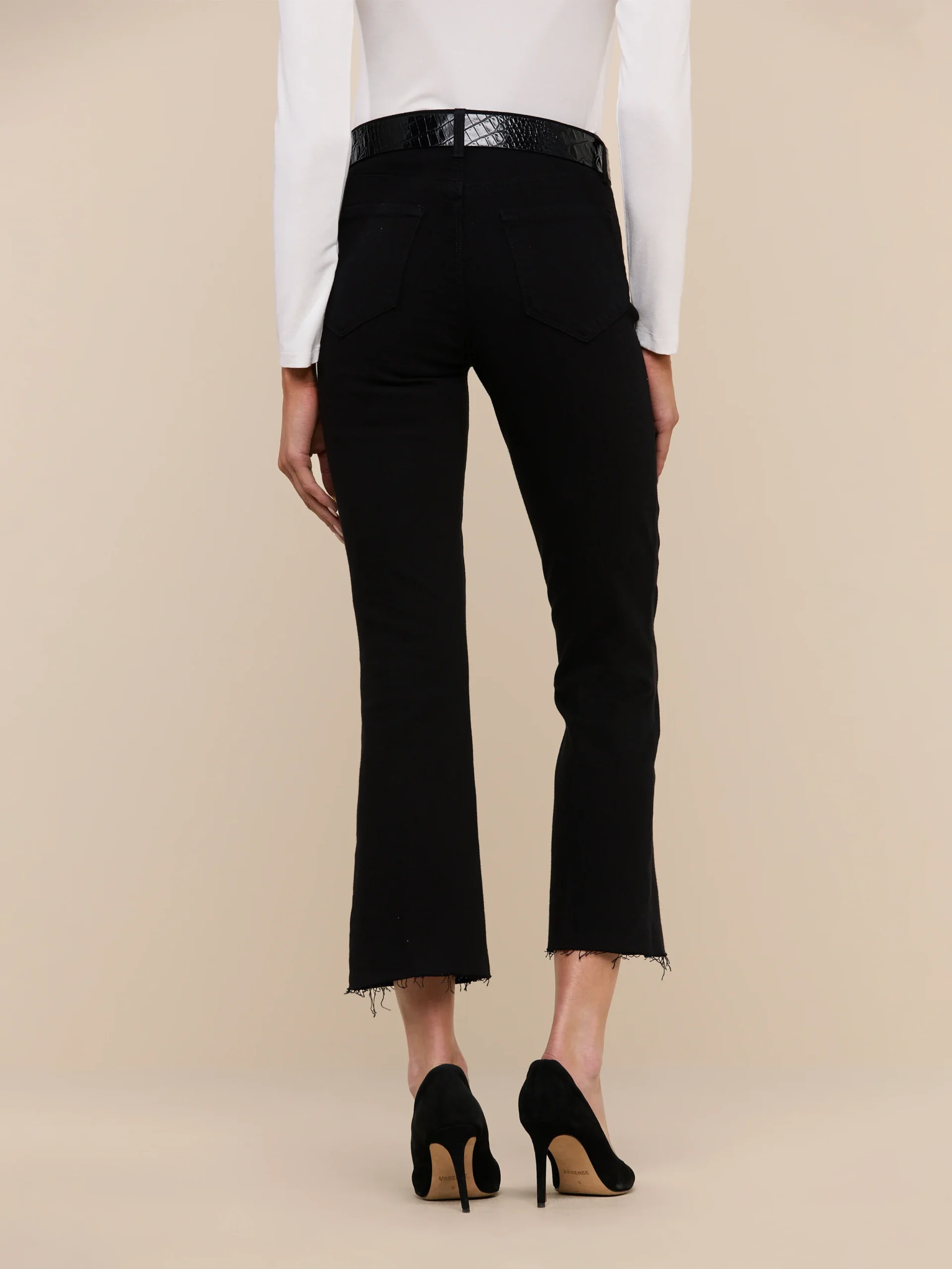 Kendra Cropped Flare Jean