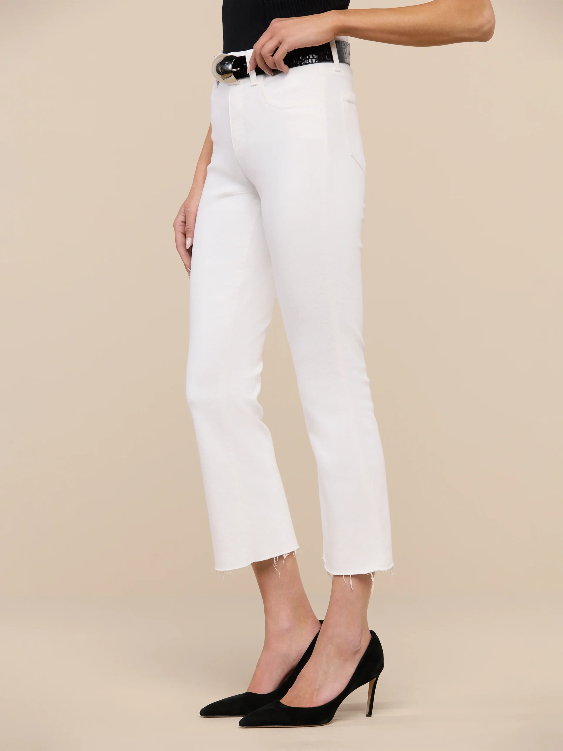 Kendra Cropped Flare Jean
