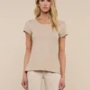 Cory Cotton Scoopneck Tee