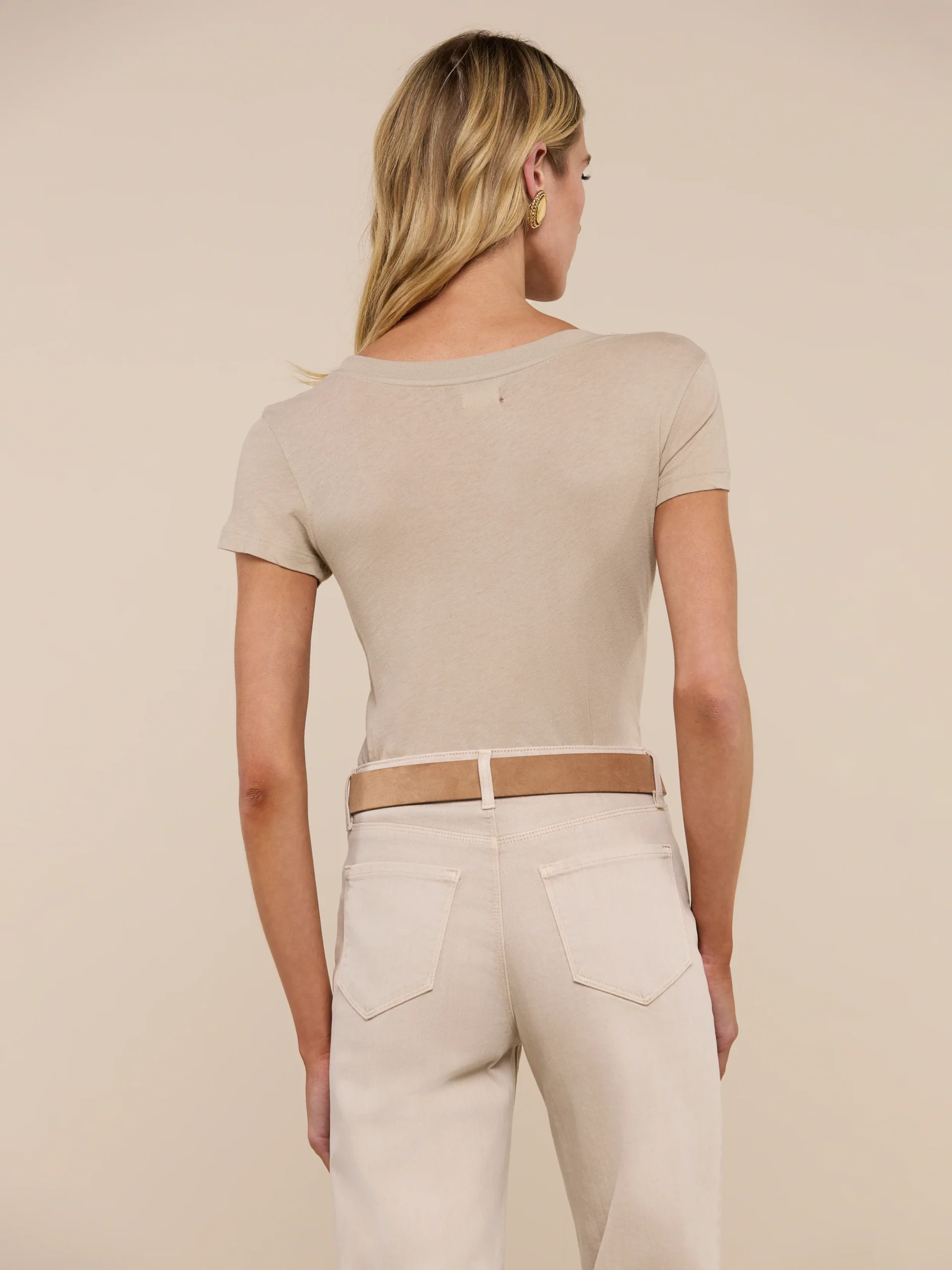 Cory Cotton Scoopneck Tee