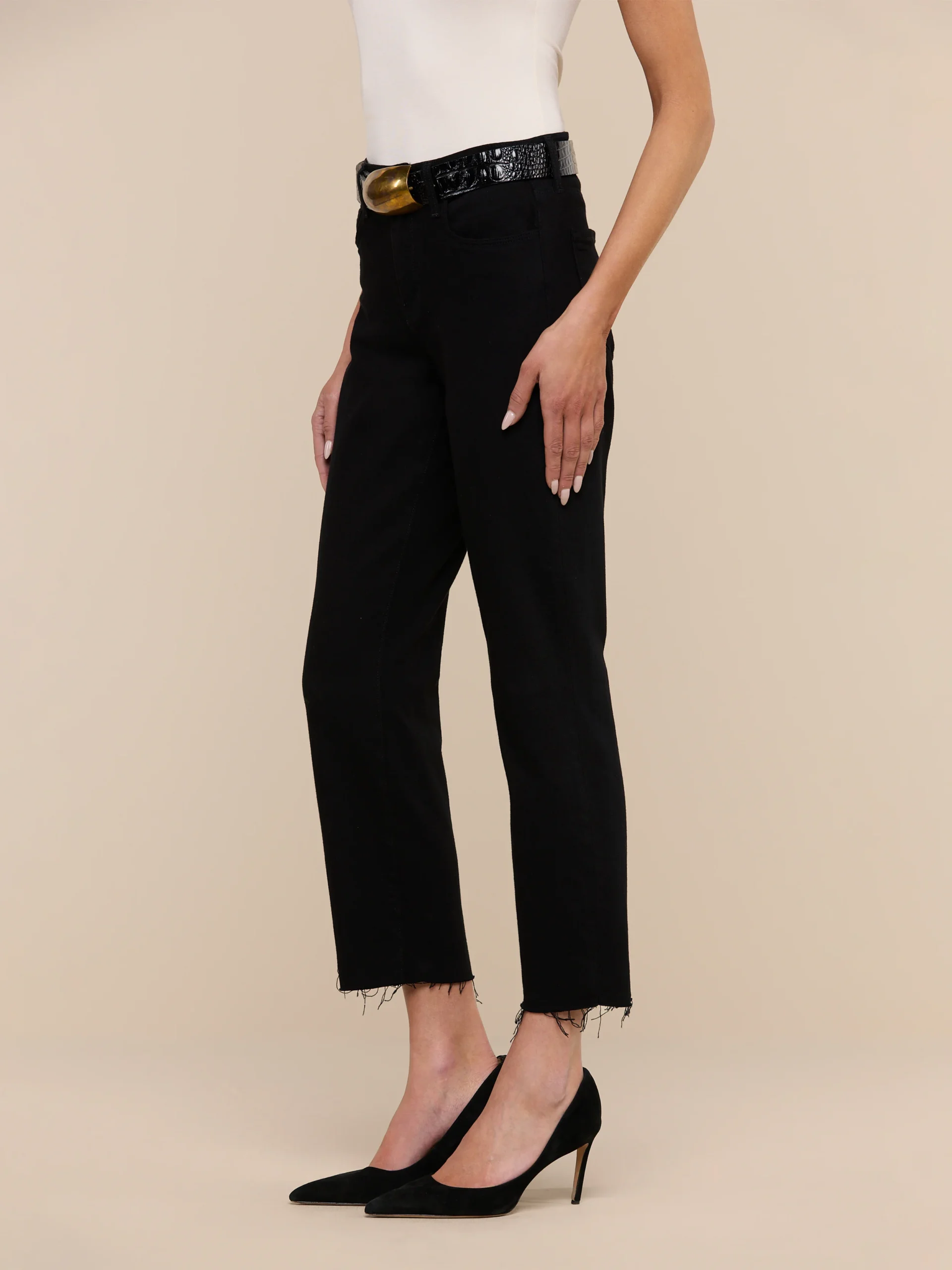 Sada Slim-Leg Cropped Jean