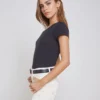 Cory Cotton Scoopneck Tee