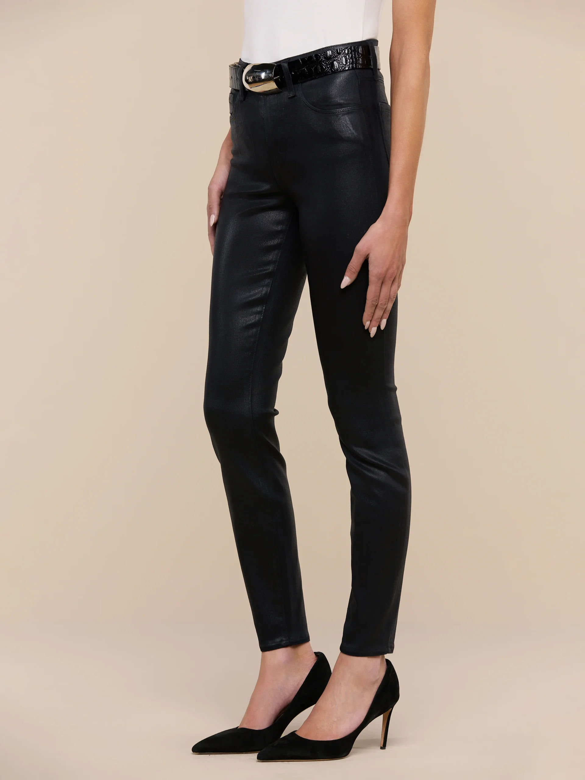 Marguerite Coated Skinny Jean