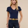 Becca Cotton V-Neck Tee