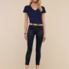 Becca Cotton V-Neck Tee