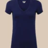 Becca Cotton V-Neck Tee