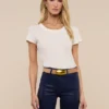 Cory Cotton Scoopneck Tee