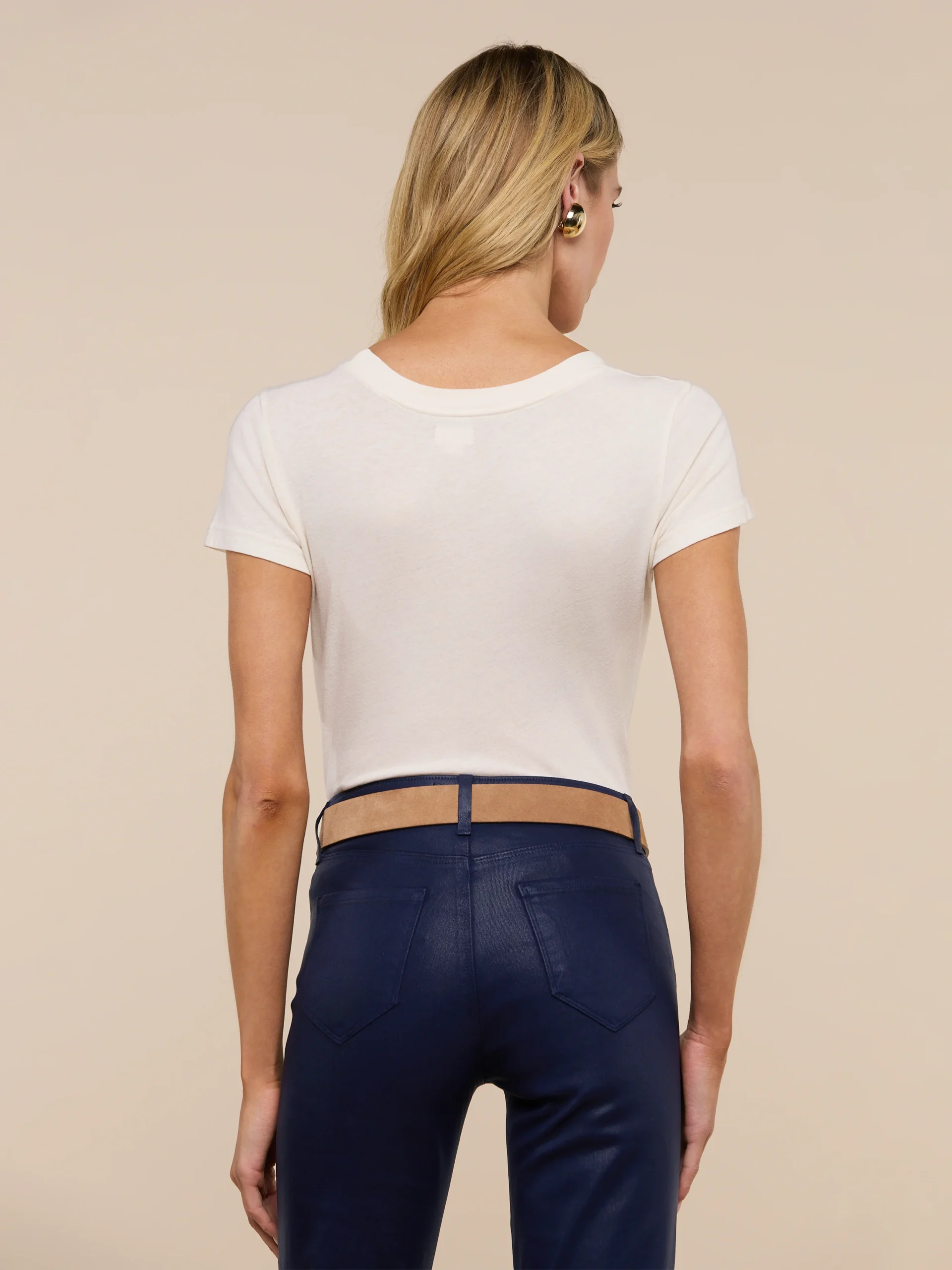 Cory Cotton Scoopneck Tee