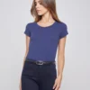 Cory Cotton Scoopneck Tee