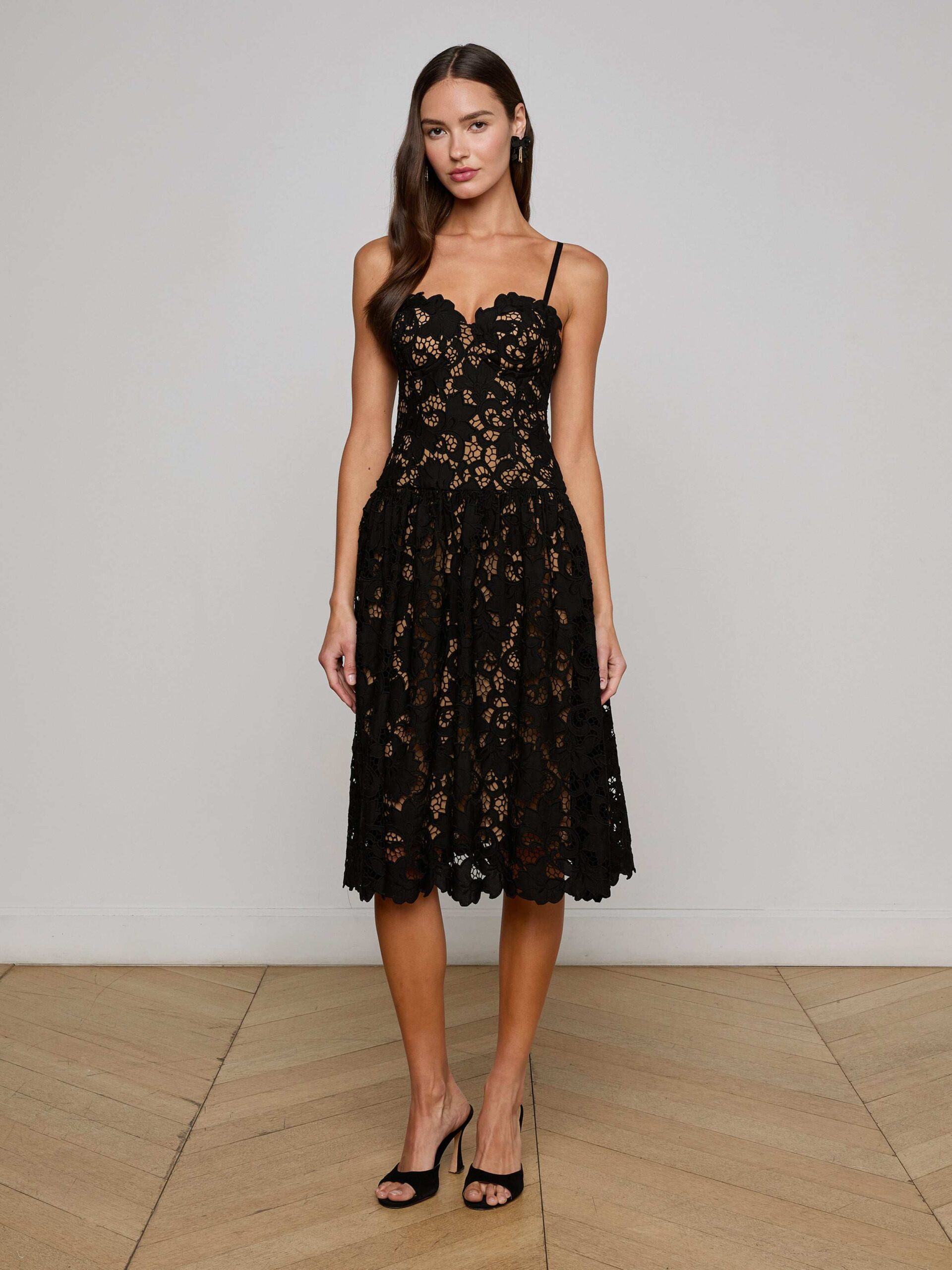 Flyn Lace Midi Dress