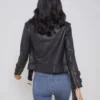Billie Belted Leather Jacket