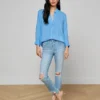 High Line Distressed Skinny Jean