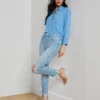 High Line Distressed Skinny Jean